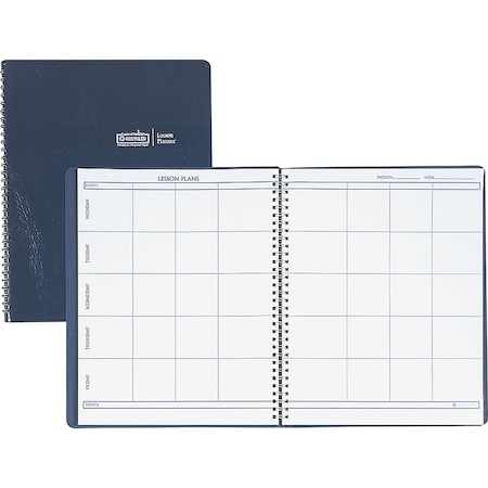 House Of Doolittle Lesson Planner Book, 41 Weeks, Blue, PK2 510-07